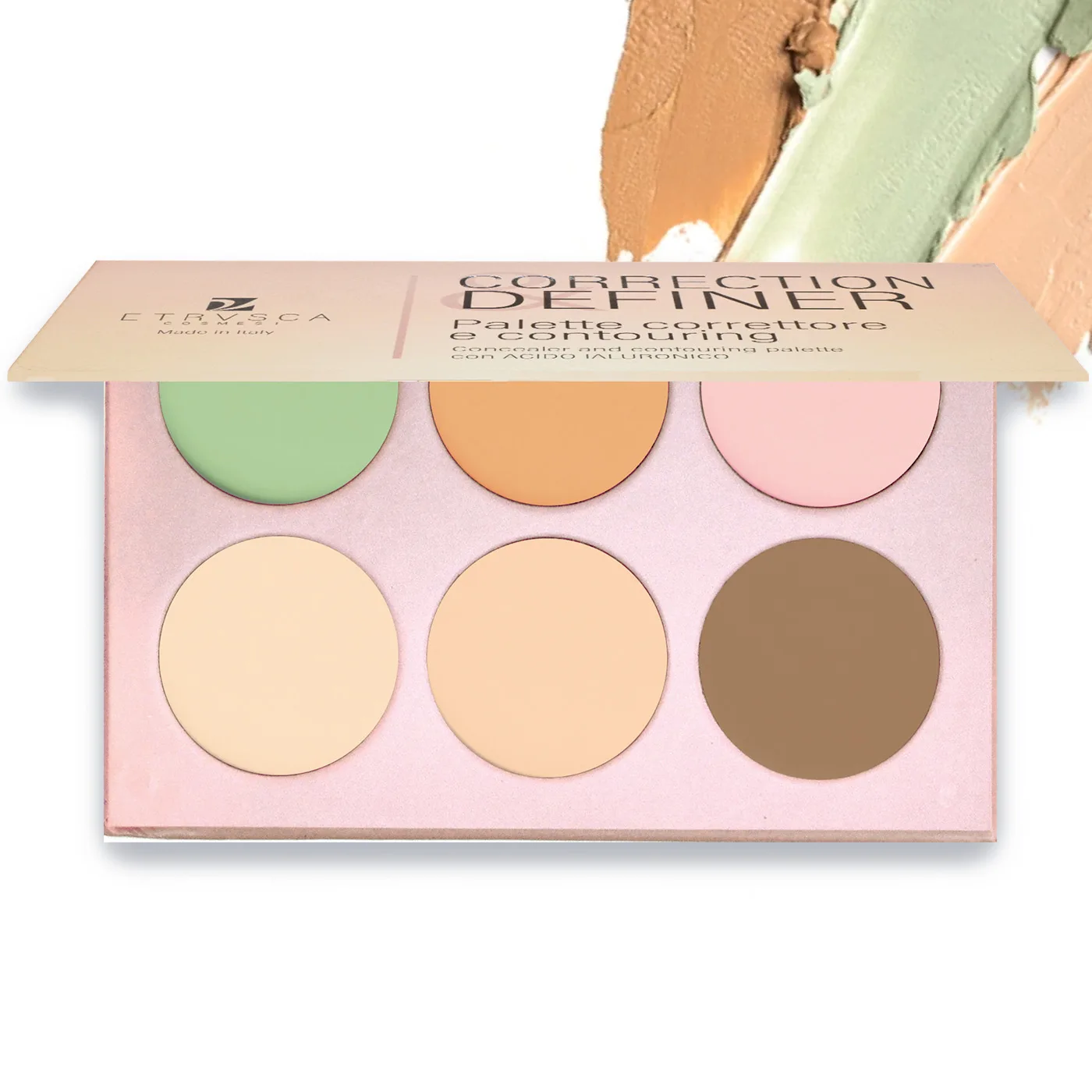 palette correttori per i rossori e per fare il contouring 