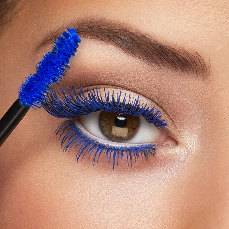 Mascara blu volumizzante