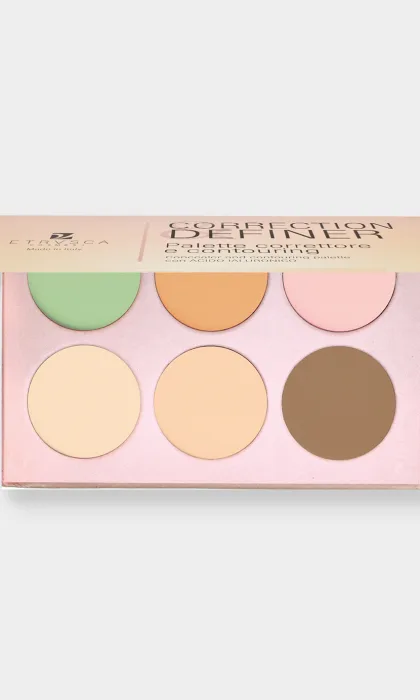 palette correttori 6 colori con acido ialuronico palette contouring in farmacia