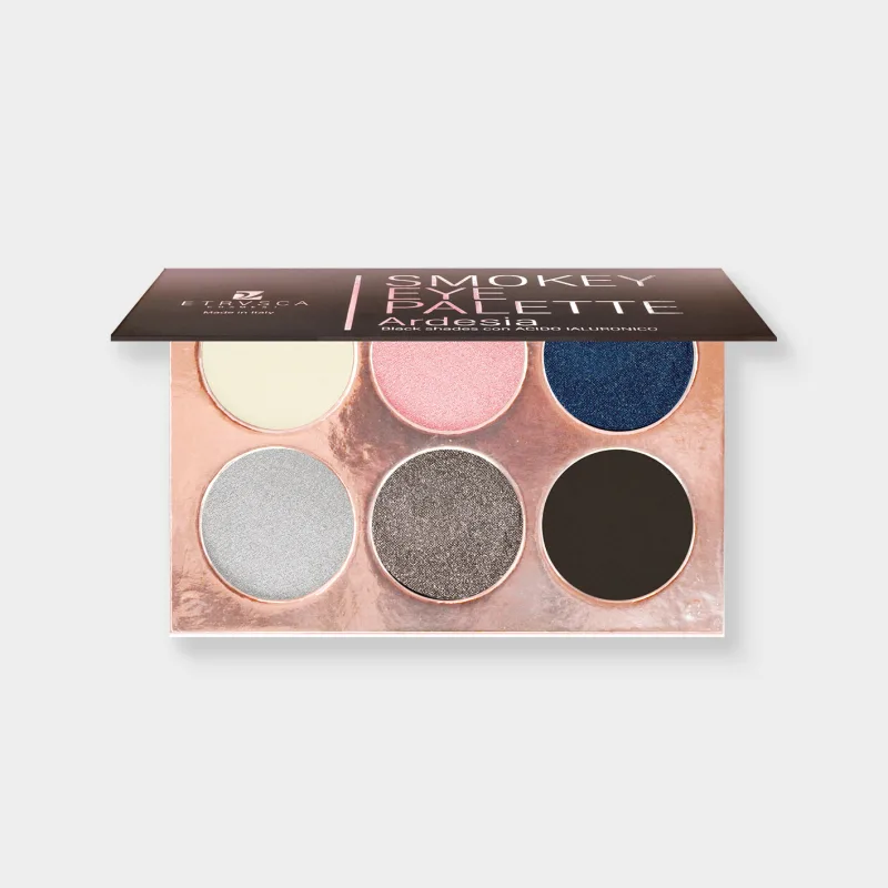palette ombretti smokey eye in farmacia toni freddi nero blu rosa