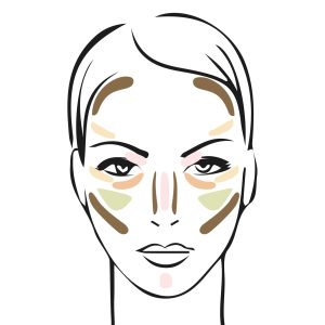 palette correttori 6 colori con acido ialuronico per correggere le discromie e fare un contouring facile e veloce